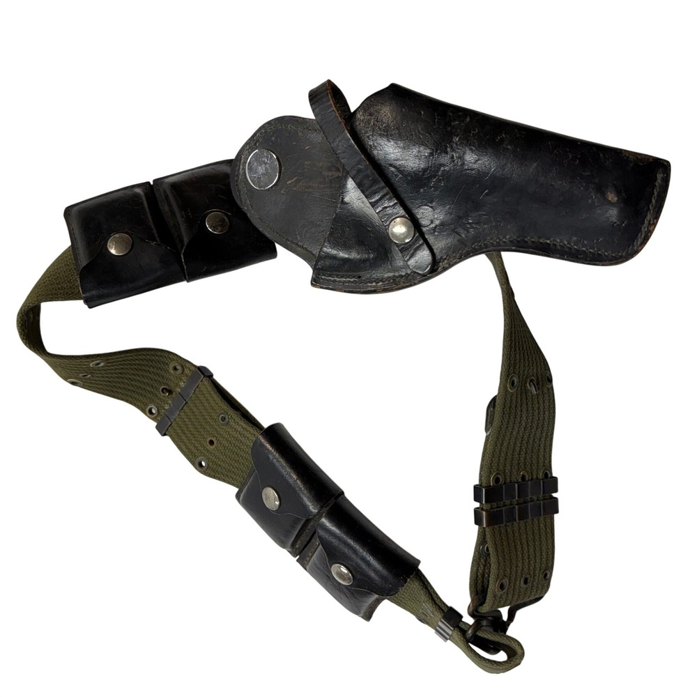 Vintage 1967 US Military GUU-1/P Holster Assembly J.M. Bucheimer Co Vietnam Era